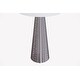 preview thumbnail 105 of 106, 16-in. Glass Lamp w/ Brushed Nickel Accents and Drum Shade