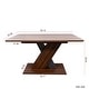 preview thumbnail 13 of 14, GDFStudio - Reynard Modern Multifunctional Extendable Console Dining Table with X-Base Design - 70.87"L
