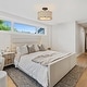 preview thumbnail 21 of 26, Tifany Modern Gold 3-Light Drum Glass Chandelier Semi-Flush Mount Ceiling Light