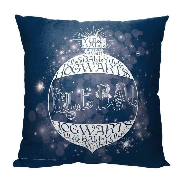 Warner Brothers Harry Potter Yule Ball Ornament 18 Inch Throw Pillow