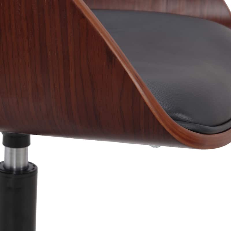 Porthos Home Deluxe Faux Leather Mid-Century Office Chair