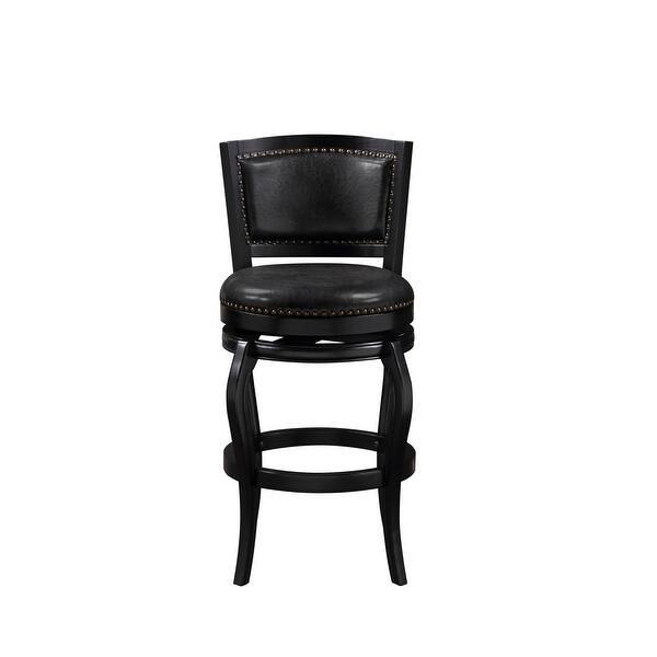 Shop For Boraam Black Brown Wood Dining And Kitchen Swivel Barstool With Back Get Free Shipping On Everything At Overstock Your Online Furniture Outlet Store Get 5 In Rewards With Club O 14032781