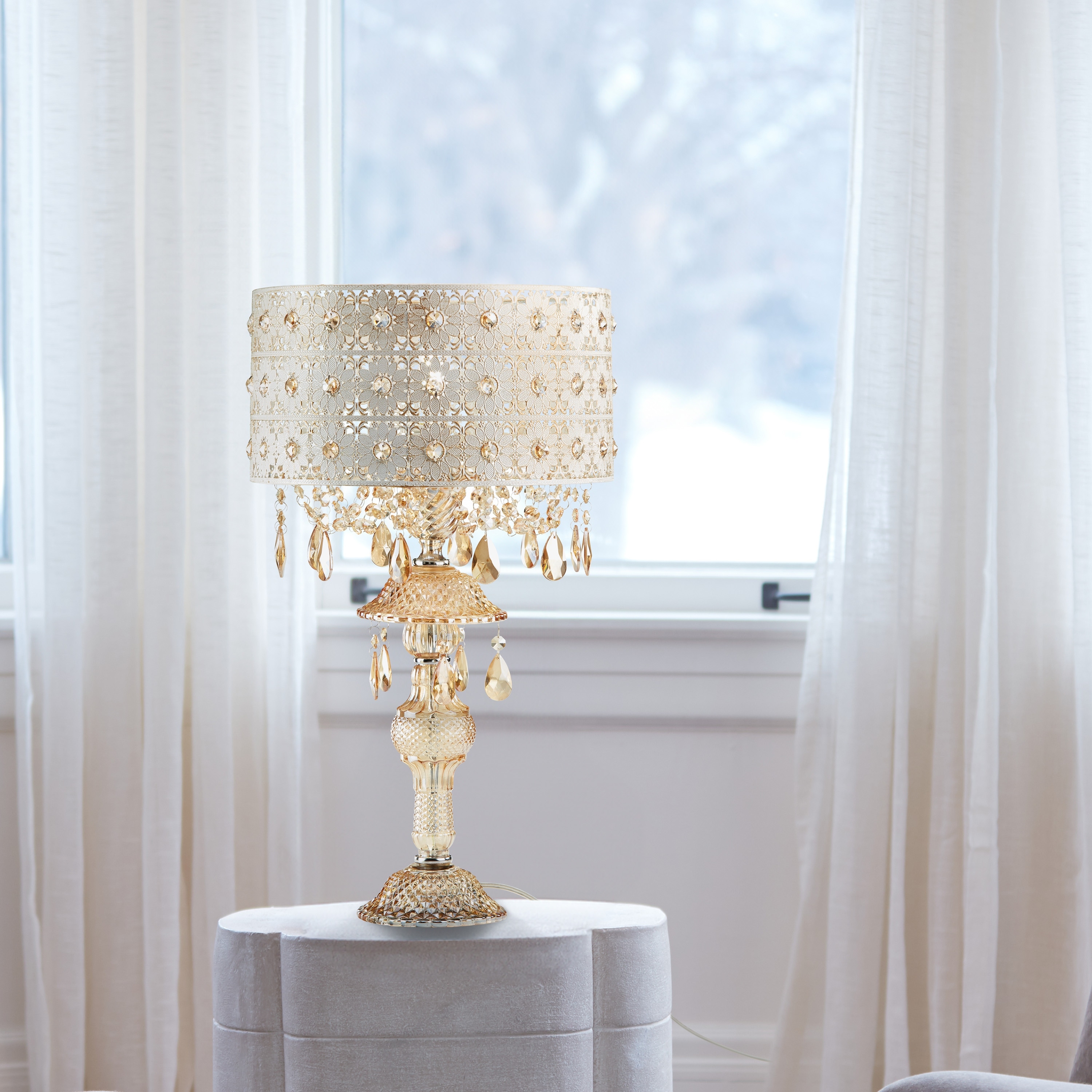 Acrylic and gold lamp 2025