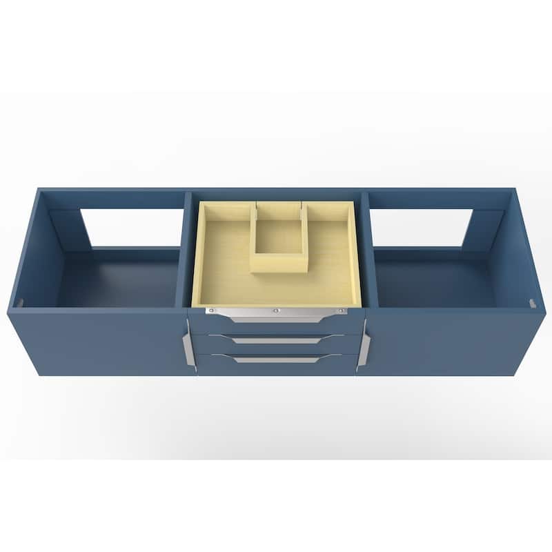 Alpine 60" Wall Mounted Bathroom Vanity (Base Only)