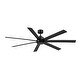 preview thumbnail 1 of 8, Fanimation Pendry 72 inch Indoor/Outdoor Smart Ceiling Fan with Remote - Black