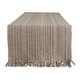 preview thumbnail 64 of 73, DII Variegated Taupe Fringe Table Runner 13x72 Table Runner, 13x108" - Mushroom
