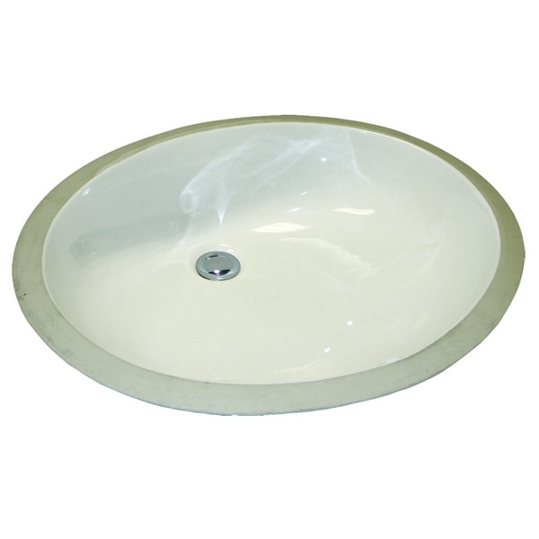 Mirabelle MIRU1915 21-1/4" Porcelain Undermount Bathroom Sink with Overflow - White