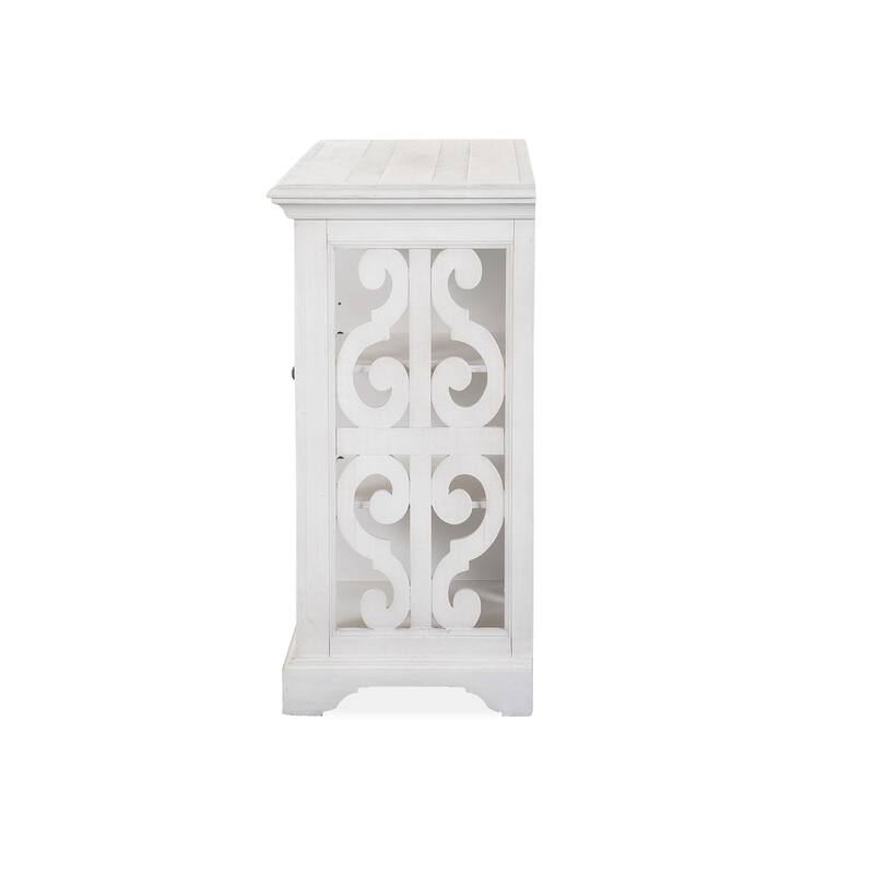 Magnussen Home Bronwyn Alabaster Printer Stand - 52''W x 18''D x 37''H