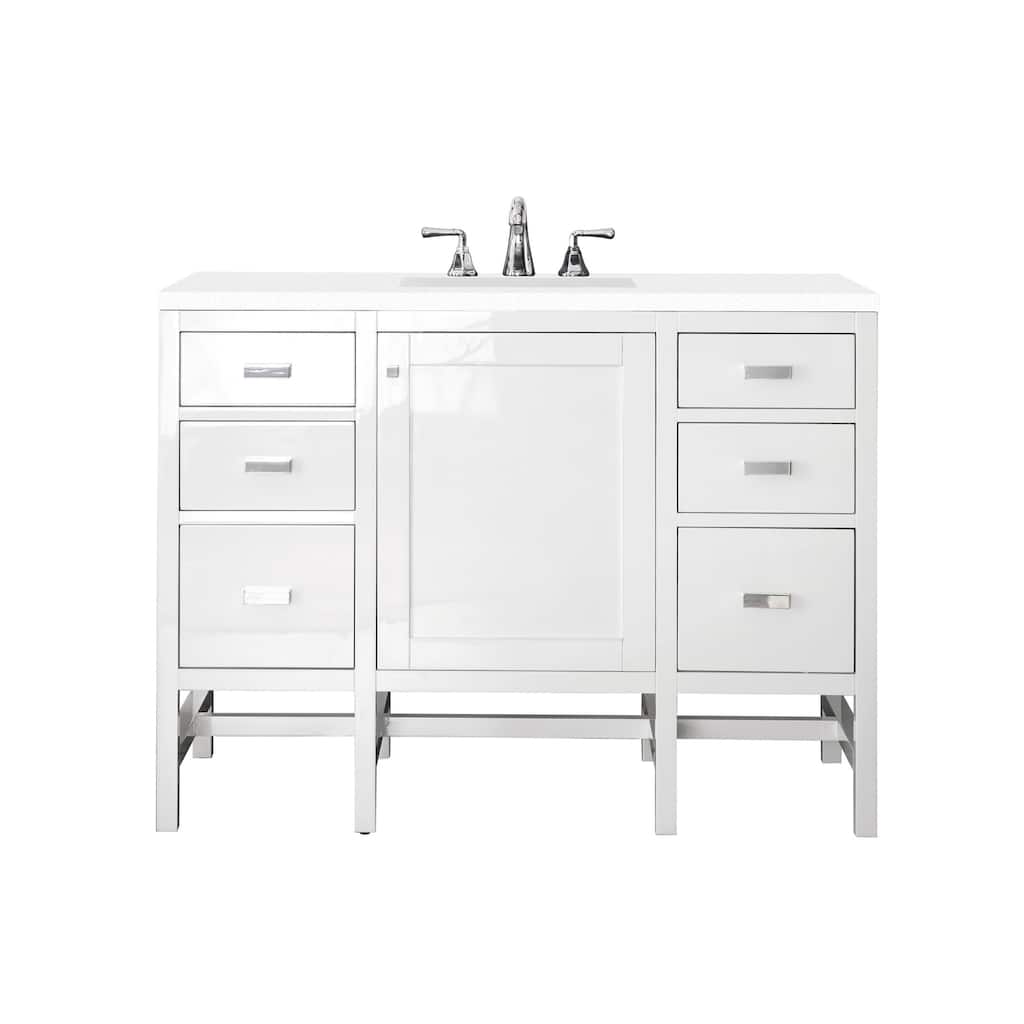 James Martin Vanities E444-V48-3WZ Addison 48" Free Standing Single