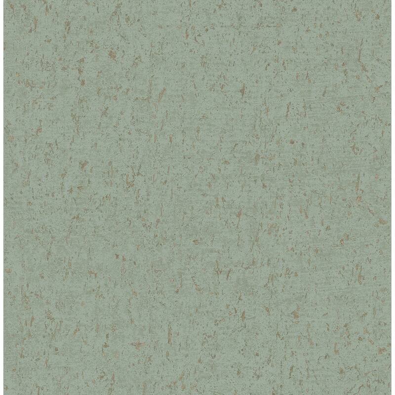 A-Street Prints Guri Green Faux Concrete Wallpaper