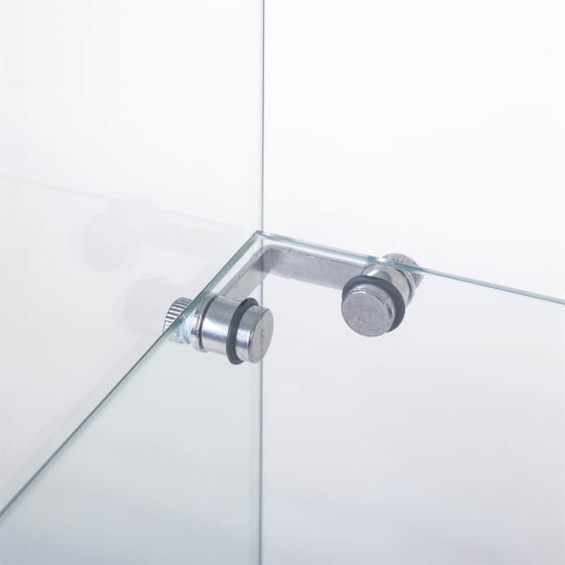 One Door Glass Display Cabinet with 3 Shelves
