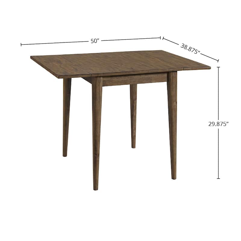 Koloa 50" Wood Drop Leaf Dining Table, Honey