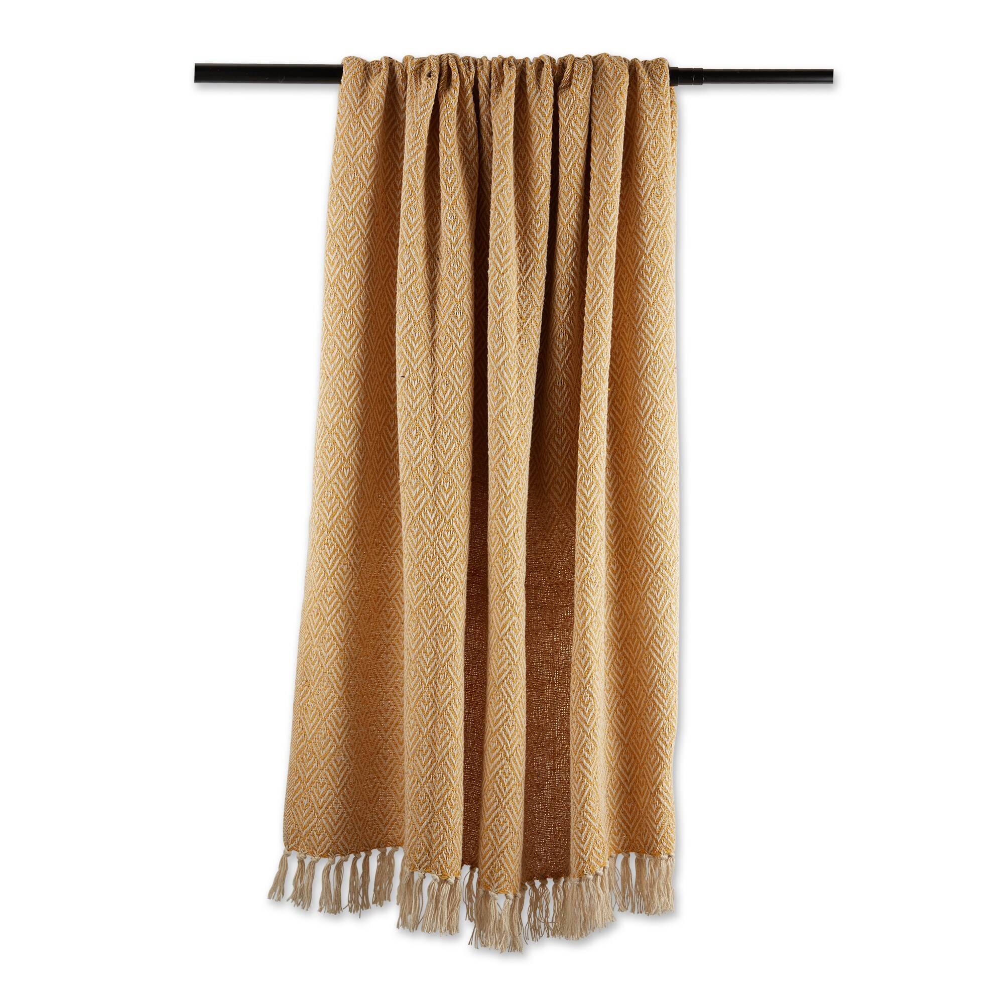 DII Diamond Throw Collection Cotton Woven 50x60 Artichoke