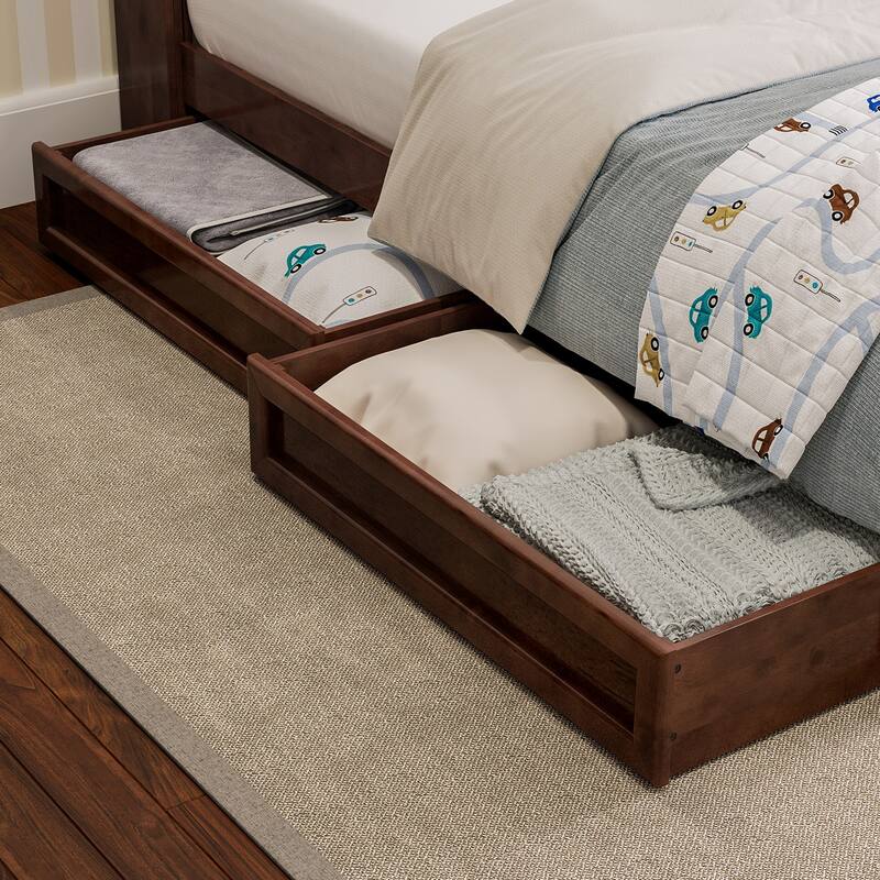 Hadley Platform Bed with Panel Footboard and Storage Drawers