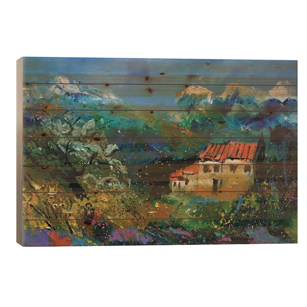 Provence - 54223 Print On Wood by Pol Ledent - Multi-Color