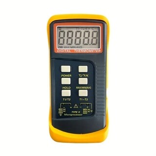 Digital Thermometer Set Dual Channel K Type Digital Thermocouple ... image.