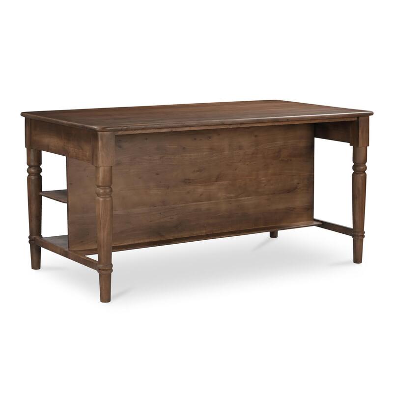 NADAAL STUDIOS Cove, Wooden Kitchen Island with Storage - 72"W x40.5"D x36.5"H