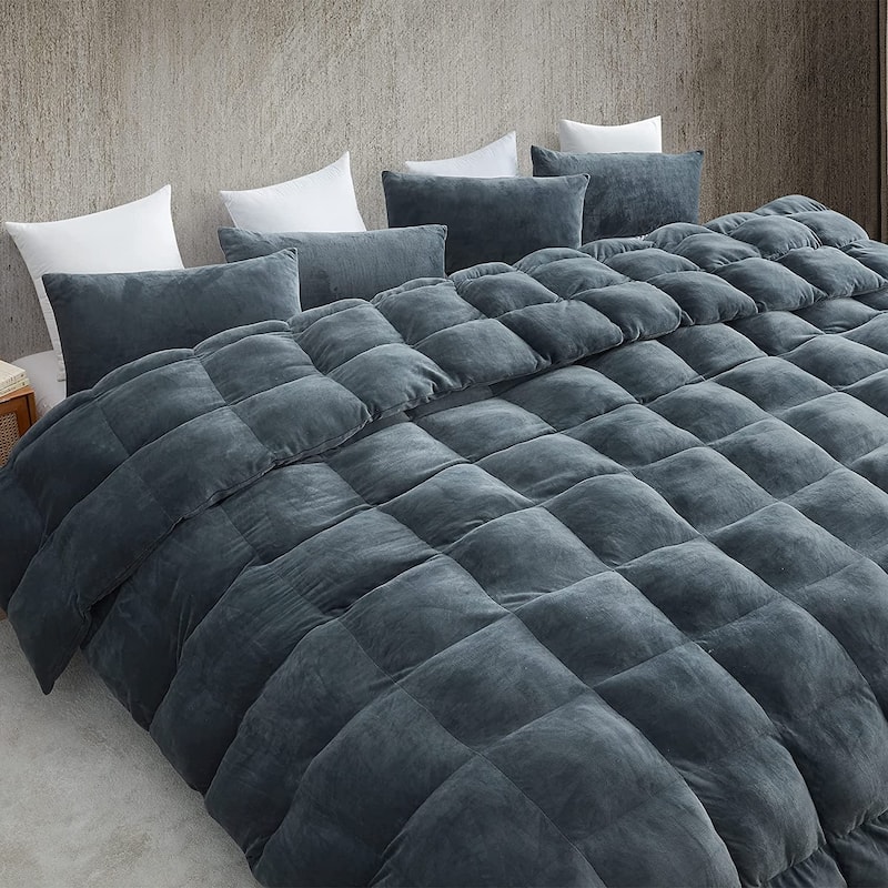 Boi He Thick® - Coma Inducer® Oversized Comforter Set - Moss Gray