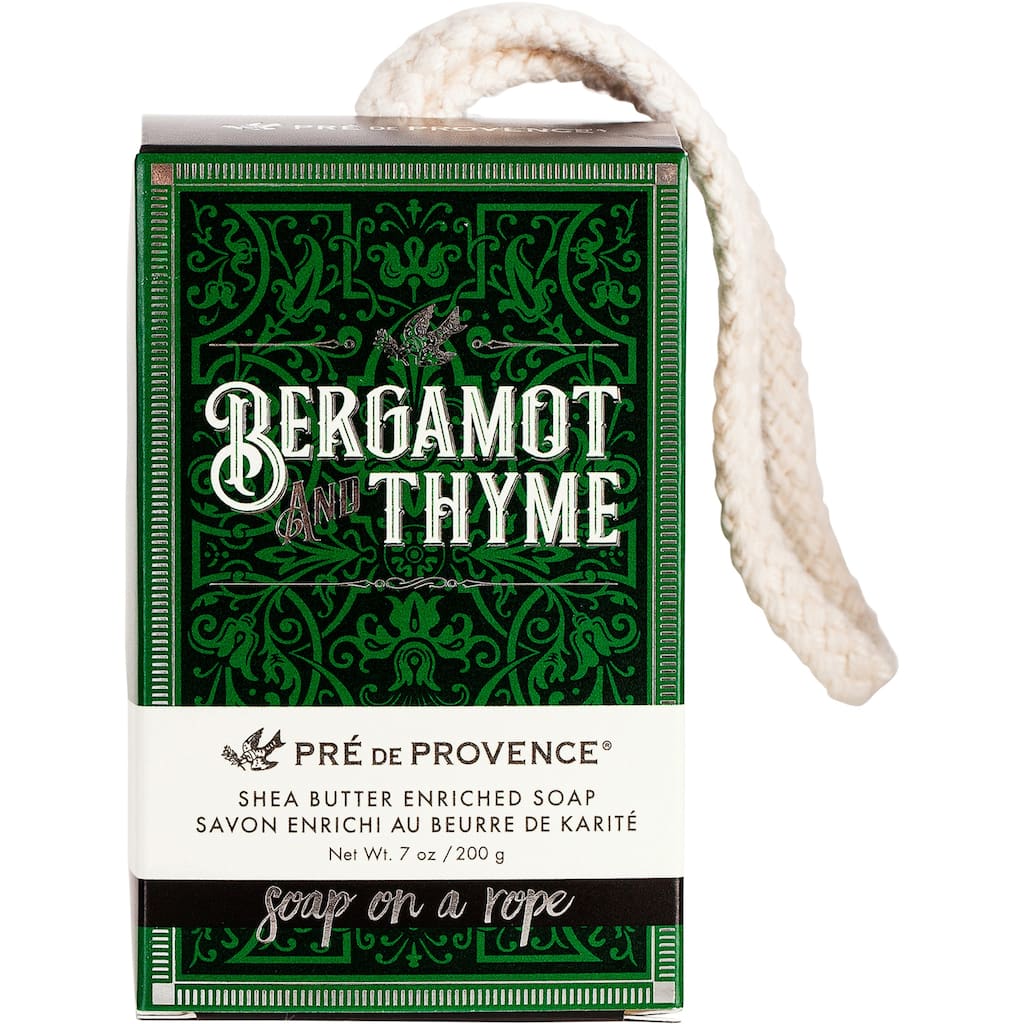 Pre de Provence Soap On A Rope 200G - Bergamot & Thyme