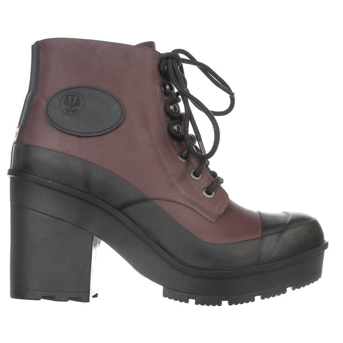 hunter rain boots with laces