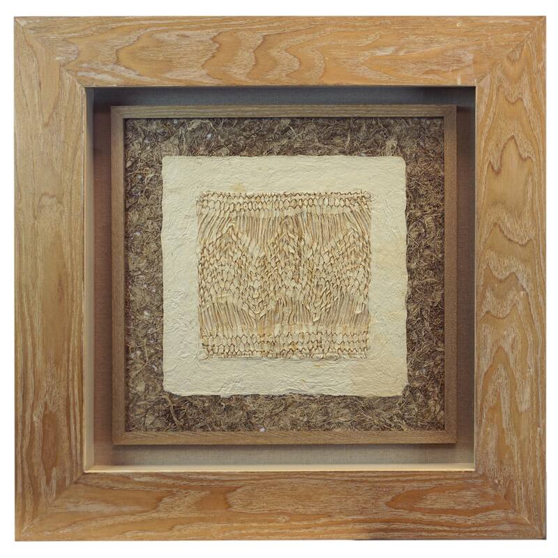 HUJI Papier-Mâché Scales Shadow Box Wall Décor - Style B