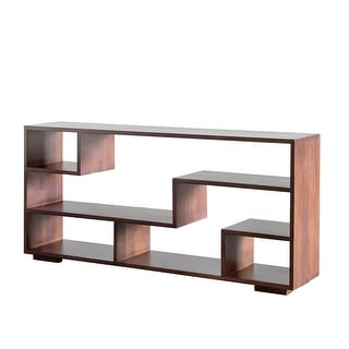 Tao Decorative Bookcase Classic Walnut Overstock 31938482 Contemporary white bookcase for the competent organization of books are available on the site at viable costs. overstock com online shopping bedding furniture electronics jewelry clothing more