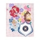 preview thumbnail 10 of 40, MLB Disney Princesses Game On Girls Silk Touch Throw Blanket 46x60 inches - Houston Astros