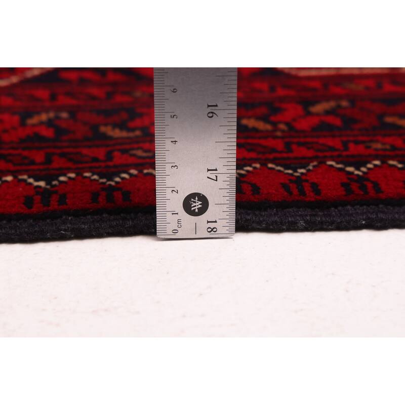 ECARPETGALLERY Hand-knotted Finest Khal Mohammadi Red Wool Rug - 5'0 x 6'6