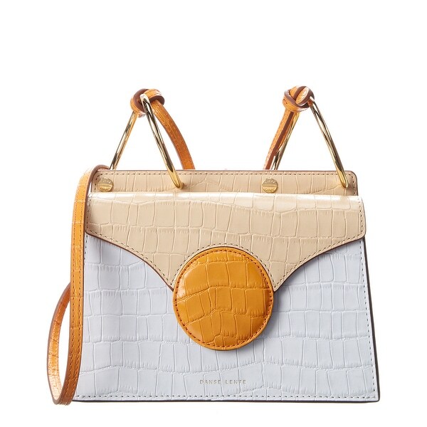 Danse Lente Mini Phoebe Croc-Embossed Leather Crossbody. Opens flyout.
