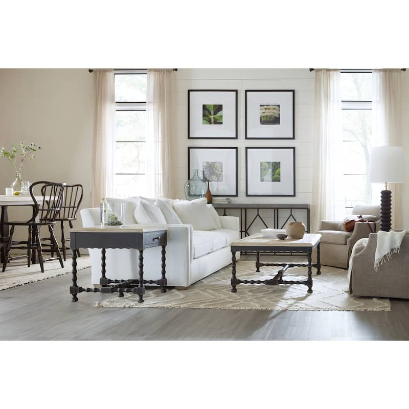 Ciao Bella Rectangular End Table - 24"W x 26"L x 25.5"H