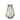 Solar Grey Decorative Plastic Lantern with Warm White LED