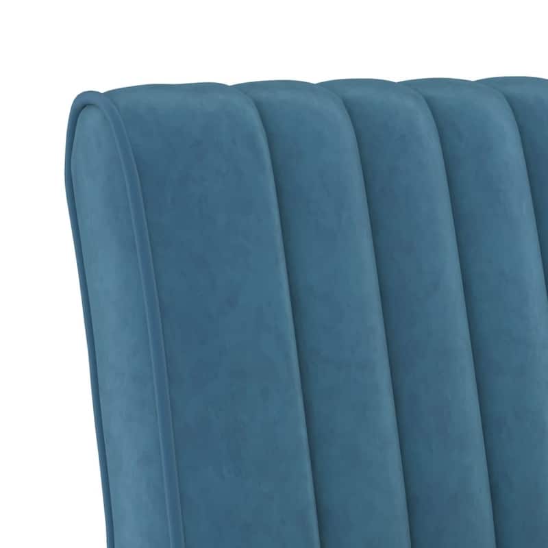 vidaXL Slipper Chair different color Velvet - 18.9" x 25.2" x 28.3"