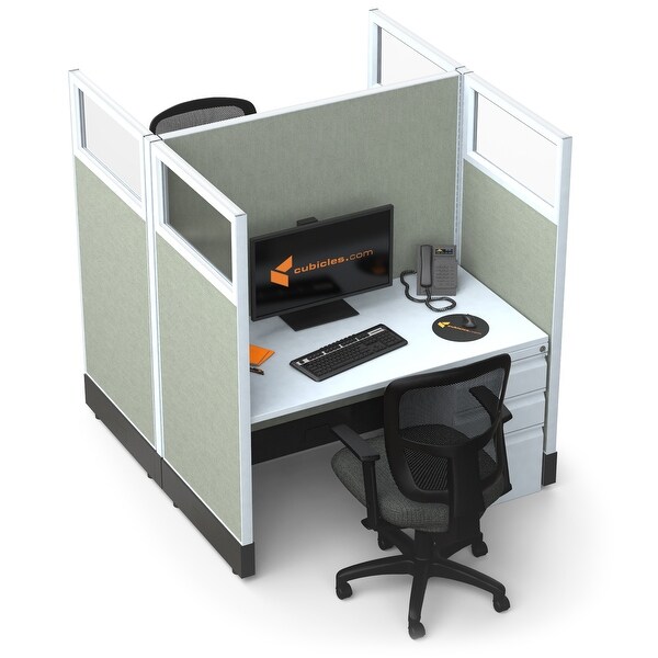 Small Cubicles 39H 4pack Cluster Powered O2 Now Hot Desking 