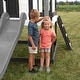 preview thumbnail 9 of 11, Backyard Discovery Sweetwater Heights White Wooden Playhouse w/ Slide - 6'3" x 10'0"