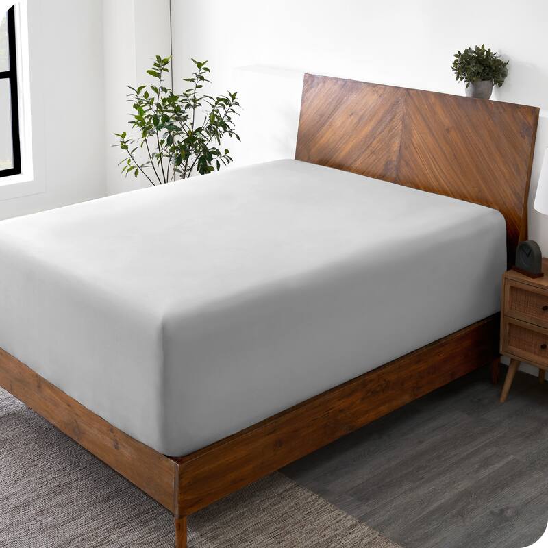 Bare Home Ultra-Soft Microfiber 24 Inch Extra Deep Pocket Fitted Sheet