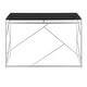 preview thumbnail 19 of 28, Silver Orchid Sala Desk in Metal & Wood
