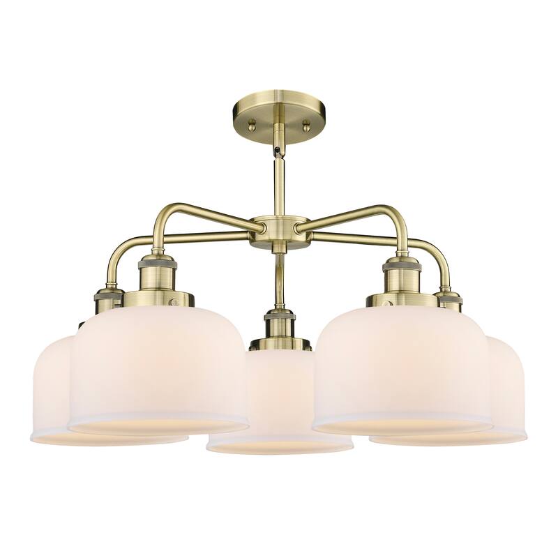 Innovations Lighting Bell - 5 Light 26" Stem Hung Chandelier