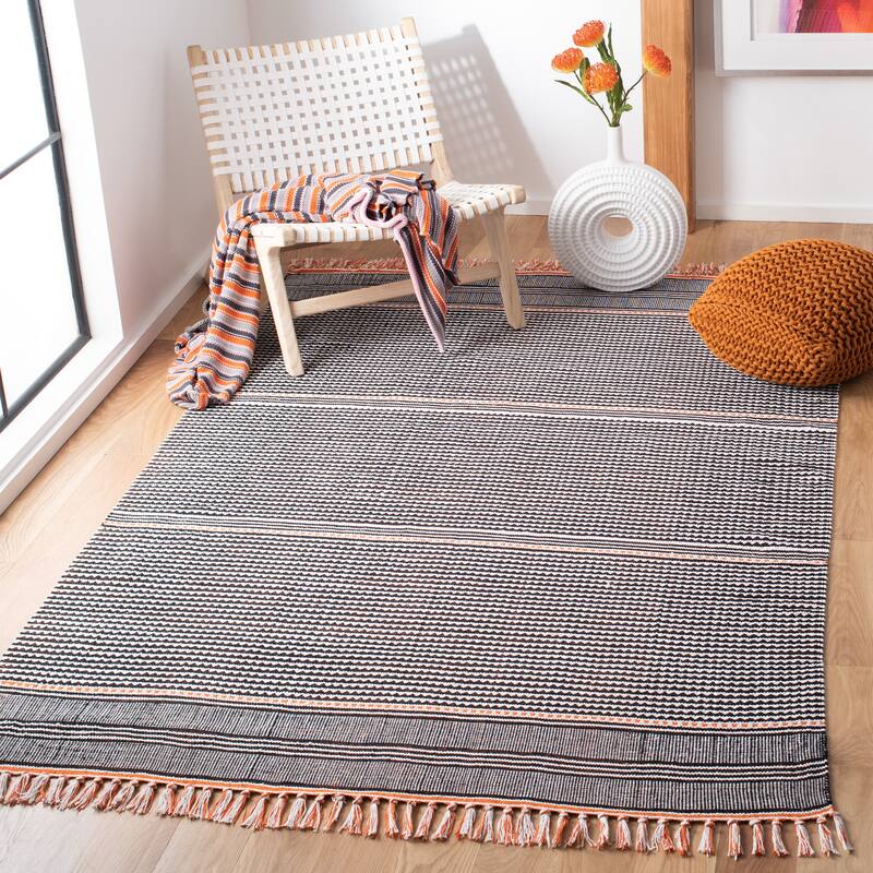 SAFAVIEH, Handmade Flatweave Montauk Susse Casual Cotton Rug