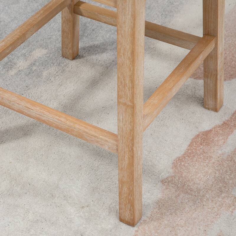 Upholstered Fabric Bar Height Bar Stools
