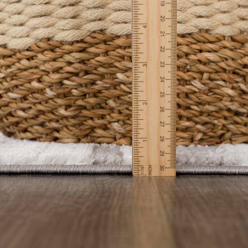 Hauteloom Bronka Living Room, Bedroom Area Rug - Gray - 5'3" x 7'