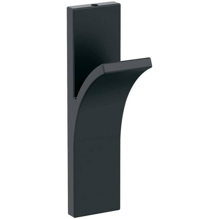Amerock HBX37014 Apex Single Robe Hook - Matte Black