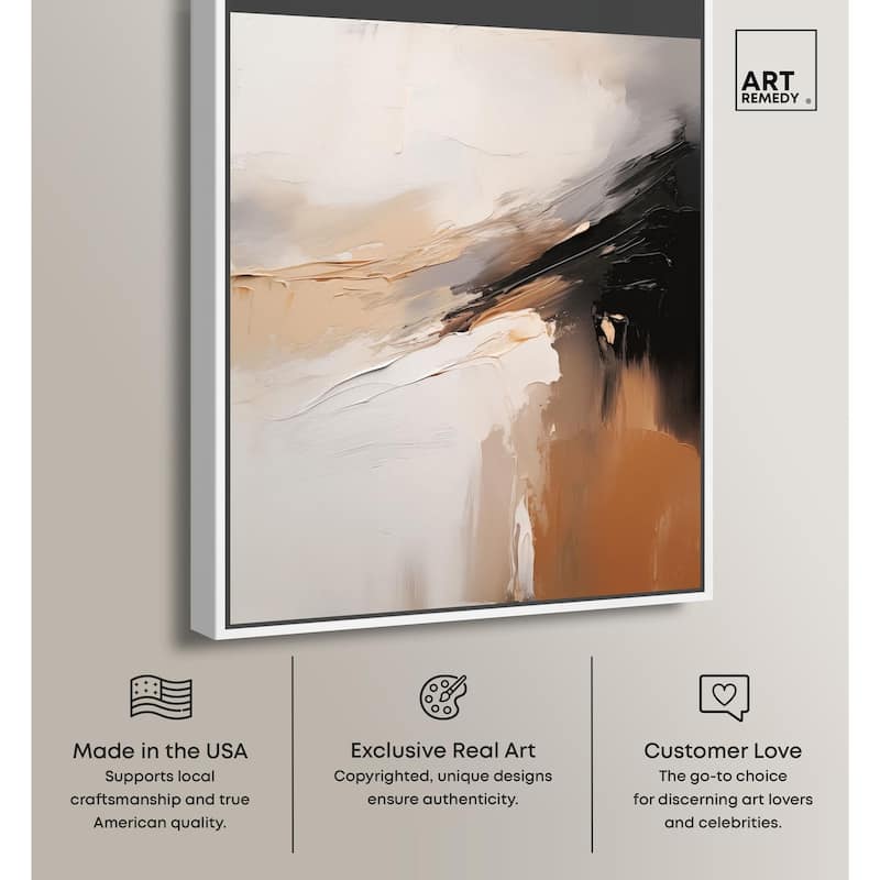 Baked Clay II Canvas by Art Remedy