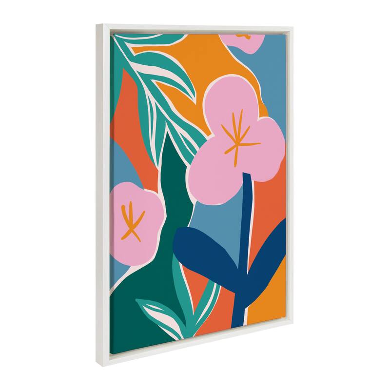 Kate and Laurel Sylvie Oaxaca Garden Framed Canvas by Kate Aurelia Holloway