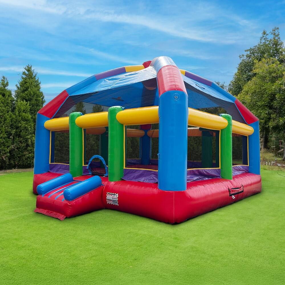 XJUMP Grand Party Dome 20 x 20 Commercial Grade Inflatable Bounce House with Air Blower, Outdoor Play for Kids, Summer Fun