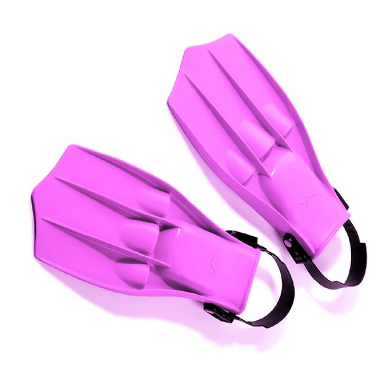 Florescent Pink Dolphin Recreational Children's Swim Fins 11.25" - Medium