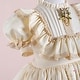 preview thumbnail 3 of 6, Special Occasion Baby Dress Set with Ruffle and Lace Guipure