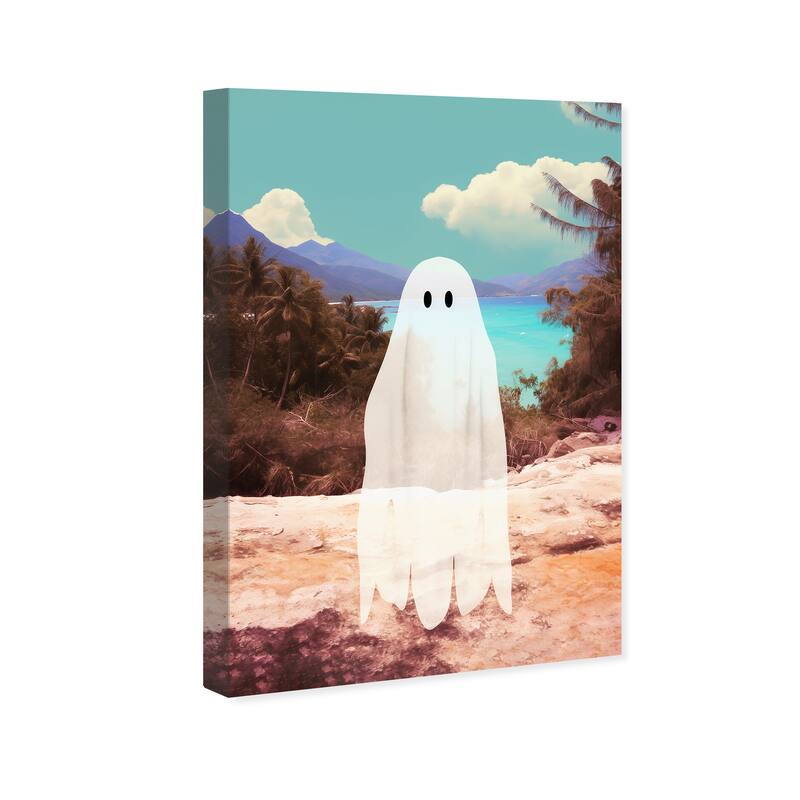 Wynwood Studio Canvas Holiday and Seasonal Fantasmon White and Modern & Contemporary Wall Art Canvas Print