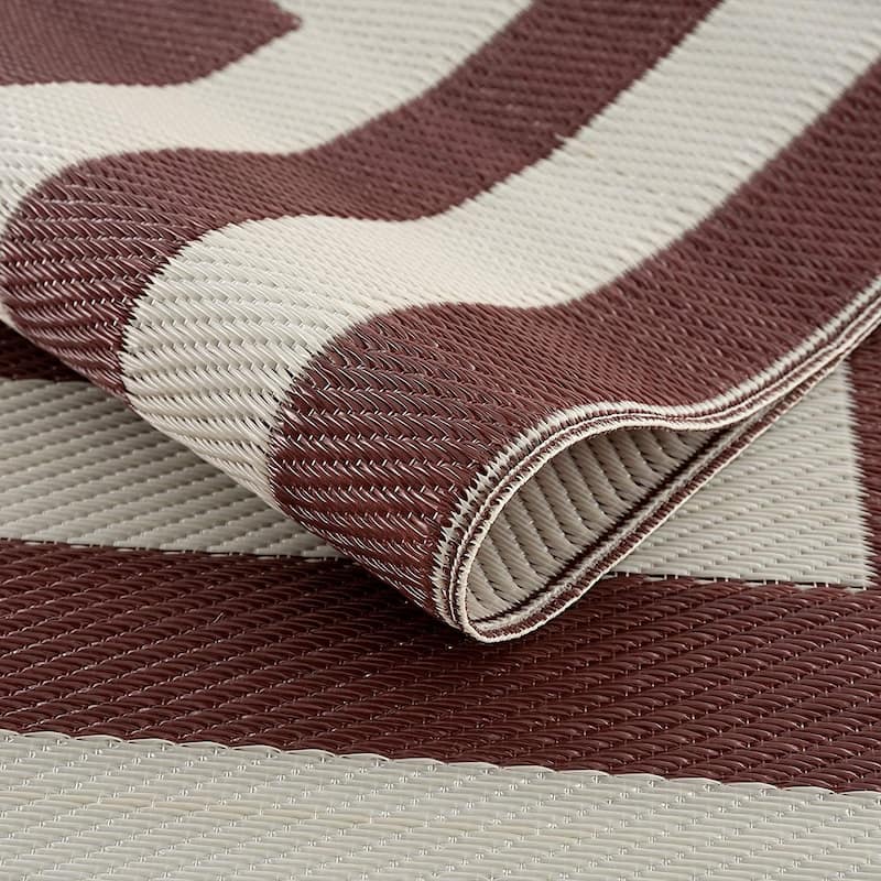 Paris Lightweight Reversible Recycled Plastic Outdoor Floor Mat/Rug