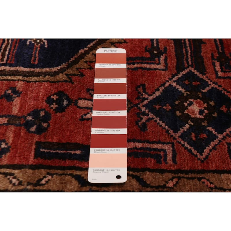 ECARPETGALLERY Hand-knotted Anadol Red Wool Rug - 3' 3" x 10' 1"