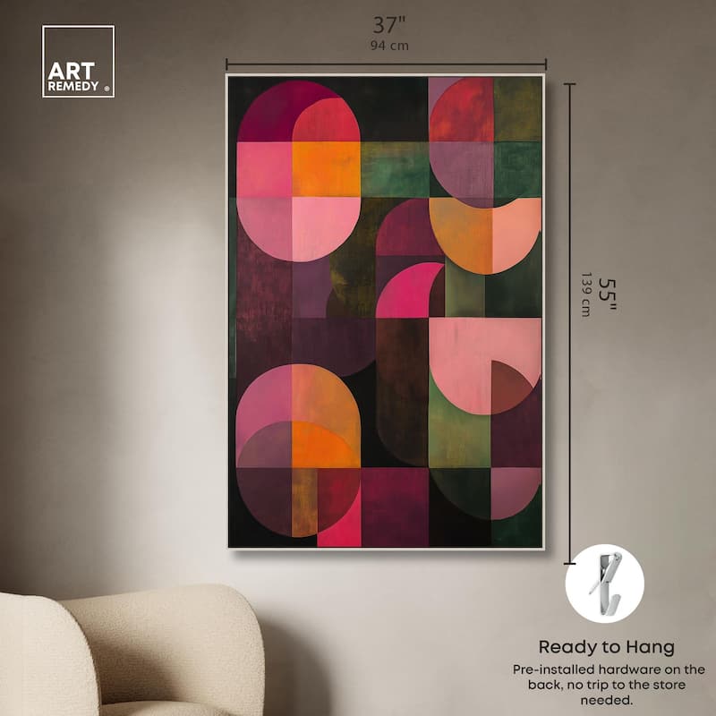 Bauhaus Romance Canvas by Art Remedy